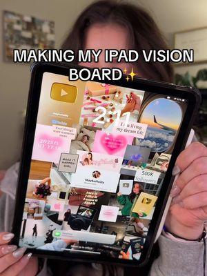 i feel like my ipad holds all the manifestation powers✨ and having my vision board as a wallpaper makes so much sense IN MY HEAD, because i’m constantly seeing it as i am writing my to do lists and planning my months✨🩷💓💞 ANOTHER YEAR THAT WILL BE OUR YEAR🩷💓💞🕺 #ipadpro #iphone16promax #appleipad 