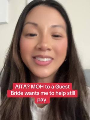 AITA for not paying? I got reassigned from MOH to guest. Reddit storyteller. Reddit stories #wedding #brizezilla #bride #moh #bridal #weddingdress #weddingplanning  #aita #aitareddit #reddit #redditstories #redditstories 