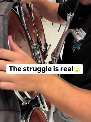 We can feel the struggle just from watching this video. Who else can relate?😅 #marchinghealth #dci #wgi #marchingband #drumline #colorguard #band