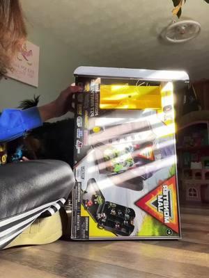 It was a big hit #monsterjam #trucks #colors #grandson #helovesit #fyp #trucks #carryingcase #funtimes #makingmemories #boys #toys #gift #friday #letsgo #happiness #nanaofbunches  