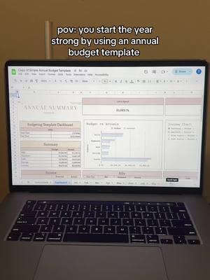 Happy New Year! 🎊  Start the year strong by creating a budget and sticking with that budget!  #googlesheets #googletricks #googlesheetshack #digitalplanner #googlesheets_excel #digitalproducts #googlesheetstutorial #budgeting #budgetingtips #budgettemplate 