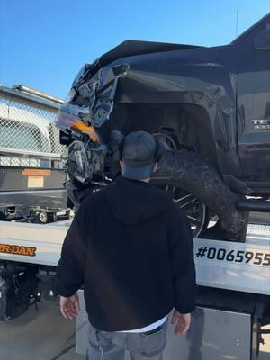 Lifted truck gone wrong #cowboyscustoms #fyp #carwreck #truck #accident 