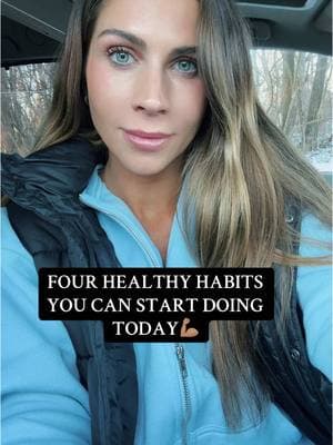 4 healthy habits you can start doing TODAY! #keepitsimple