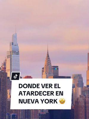 DONDE VER EL ATARDECER EN NUEVA YORK 🤩🗽 Greenpoint, Brooklyn New York, es uno de los lugares donde puedes tener una de las mejores vistas panorámicas del skyline de Manhattan, desde edificios como el Empire State, el Chrysler Building, el Edge, Billionaire’s Row, etc.  Sin duda un excelente lugar para conocer en tu visita a Nueva York, una joya escondida de nyc. #nuevayork #newyork #nyc #manhattan #latinosennewyork #hiddengems #tipsdeviajes 