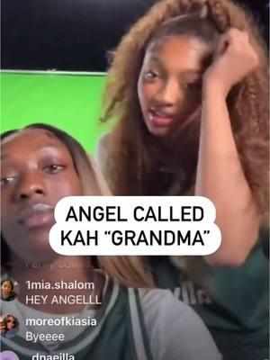 Angel Reese called Kahleah Copper “grandma” because she doesn’t want to film a TikTok 😂 #angelreese #kahleahcopper #unrivaledbasketball #unrivaled 