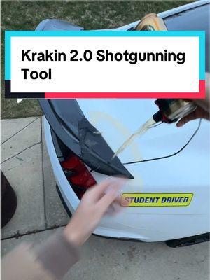 Replying to @Xd RJ I noticed they have one priced at $200, but trust me, you don’t need that. Stick with the regular one it works perfectly. I’ve used it to shotgun over 20 different drinks right here on this TikTok page, and it’s still as sharp as ever! #krakin #krakinshotgunning #shotgundrinks #shotgunning 