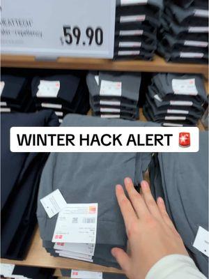 HEATTECH Easy Pants just hit different 🤤  #UNIQLO #UNIQLOUSA #HEATTECH #Winteressentials #winteressentials 