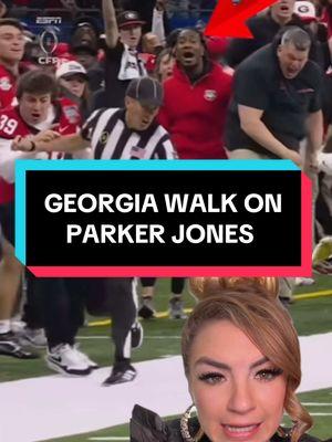 Parker Jones @Georgia Football walk-on has became infamous for all the wrong reasons at the @Allstate Sugar Bowl when he got in the way of the line judge! As someone who is always on the sidelines I know it is rule number one don’t get in the way!    #CollegeFootball #footballtiktok #footballseason #collegefootballgameday #collegefootballsaturday  #cheerleader #footballgame #footballvideo #footballtok #sugarbowl  #georgiafootball #georgiabulldogs #footballnews #footballteam #footballreporter #sidelinereporter #sportstiktok #sportsreporter #fyp #fy @ESPN @College GameDay @CBS Sports College Football @College Football Playoff 