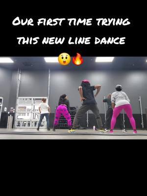 Our first time trying this new line dance 🤗🔥💯 #linedance #swaywithsamone #fitness #workout #kennesaw 