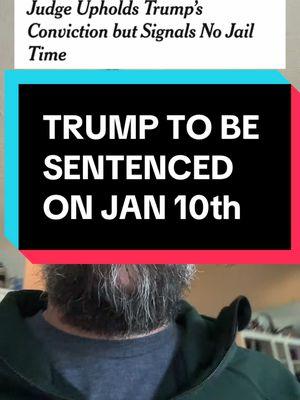 #juanmerchan has set Trump’s #sentencing to January 10th, 2025, signaling his intent to deliver a decision to unconditionally discharge #Trump in response to his 34 #felony #convictions.  This means Trump is unlikely to see any real consequences, but it also confirms that Trump will be the first #felon to serve as president, cementing this failed experience as a reminder in the history books that 75 million Americans prefers criminals to women in leadership positions. 