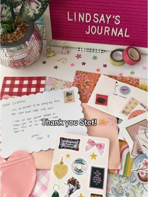 Swapped with @Stefanie and I can’t get over how cute every single item is 🤩 Everything feels so ‘me’ and I can’t wait to use it all 🫶 Thank you Stef, I loved swapping with you! 💓 #junkjournal #stationery #stationeryhaul #junkjournalhaul #happymail #snailmail #stationeryswap #journalgirl #junkjournalsupplies #journalsupplies #scrapbookhaul #scrapbooking #scrapbookingsupplies 