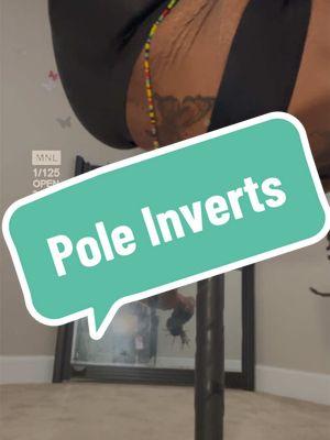 Pole Inverts #poleathome #toepoints #polegirlie #polefitness #polefitness ##looseskin #lovetheskinyourein 