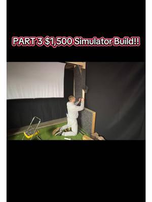 Part 3!!! Follow the journey!!! #DadsThatGolf #Rapsodo #golftiktok #golftok #DTG #fyp #DIY #golfsimulator #dream #golf #Dadtok @CameronShowtimePorter 