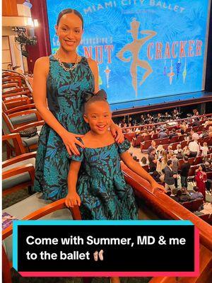 Every year, Summer and I have a special girls’ night tradition: we dress up in festive matching dresses, head to the Adrienne Arsht Center to see The Nutcracker, and (now) enjoy dinner before the show. This year was just as magical as ever. We ended the evening with a cozy sleepover in our matching Nutcracker pajamas, laughing and making memories I know I won’t forget and hopefully she won’t either. ❤️ Do you have any fun traditions you do every year with your children? I’d love to hear about them! 🗓️ #motherdaughtertraditions #thenutcracker #makingmemories #qualitytime #girlnightout #raisingdaughters #intentionalparenting 