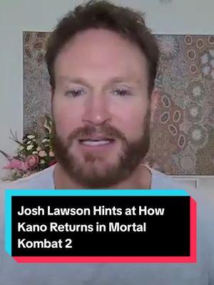 Josh Lawson Hints at How Kano Returns in Mortal Kombat 2 #kano #mortalkombat #mortalkombat2 #joshlawson #fatality 