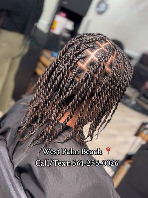 Because a clean look ALWAYS speaks louder than words!✨✨Medium two-strand twists, styled to perfection. Who's next?🖤💇 -Appointments are available -Book us online link in bio -You can also Call or Text 561-2550026 #MensTwistStyle #VavaaSatisfactionBeautyBar Y #westpalmbeachhairstylist #westpalmbeachbraider #braids #westpalmbeachsalon #braider #hairstylist #miamibohobraids