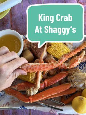 I got “King Crab” 🦀 at “Shaggy‘s” in Biloxi, Mississippi!😅🤣 Amazing Service! Food could use work lol. Shrimp tast off. “King crab” over cooked. But the staff made an amazing experience. ##fyp##fypシ##foodtour##foodcritic##Foodie##foodreview##chopelasreviews##foodvlog##seafood##seafoodboil