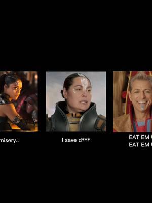 #CapCut This is canon, you guys! #ThorRagnarok #Valkyrie #TheGrandmaster #Topaz #MCU #Marvel #marvelcinematicuniverse #CPR #ReesesPuffs #Misery 