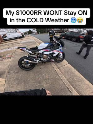 Does anyone else’s S1000RR die when its too cold out? Or just needs tune maybe! #kawasaki #ninja #zx4rr #zx10r#yamaha #r1 #bmw #s1000rr #sportbike #biktok #bikesoftiktok #motorcycle #moto 