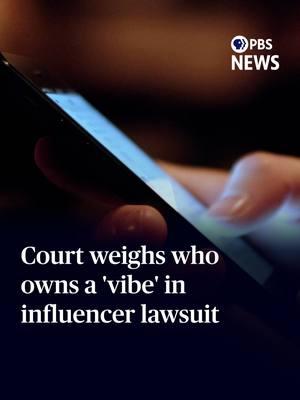 Court weighs who owns a 'vibe' after online influencer sues another for copying her look Who owns a vibe? That question is at the heart of a lawsuit where one online influencer is suing another for copyright infringement. Sydney Gifford claims that Alyssa Sheil knowingly replicated Gifford’s aesthetic and her posts on social media. Amna Nawaz discussed more with Sandra E. Garcia, a reporter at The New York Times who has been covering this first-of-its-kind case. #pbsnewshour #pbsnews #newshour #vibe #vibes #influencer #influencers #socialmedia #copyright #copyrightinfringement #court