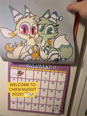 Replying to @MattFlame TIME TO DO IT ALL AGAIN 🐶🗓️ #chiknnuggit #chikn #calendar #2025 #newyear #newyear2025 #january #2024isover #welcome2025 #newyears #2025calendar 