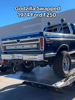 Just got this dentside dropped off to the shop— This 1974 F250 has a 7.3L Godzilla motor under the hood to breathe some fire into this classic truck. This thing has some nice paint, wheels, and trim, but the customer isn't quite satisfied with all of the interior components— That's where we come in. Keep an eye out for the mini interior refresh coming for this thing. #fatfendergarage #fordtrucks #f250 #fordf250 #godzillaswap #godzilla73 #fordgodzilla #f100 #liftedtrucks #4x4trucks