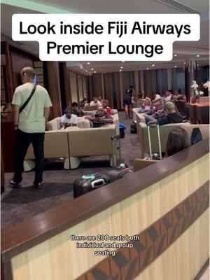 📌 FIJI AIRWAYS PREMIER LOUNGE - FIJI  Look inside the @Fiji Airways Premier Lounge. The lounge is complimentary for: + Fiji Airways business class guests  + Tabua Club and Tabua Club Plus members  + Premier guests of partner airlines (check website)  👉🏼 Bookmark this post and share it with a friend.  #fiji#fijiairways#fijiairways✈#fijitiktok#fijiairwaysbusinessclass#businessclass#airportlife#airportlounge#fijian @Fiji 