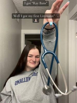 My younger self is screaming. I am making my dreams come true🤪🤩 #futurenurse #rn #littmannstethoscope #pct #healthcare 