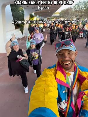 EARLY ENTRY ROPE DROP for Soarin at Epcot! It took no longer than 1 MINUTE for the queue to be FULL at park opening! But how was early entry!? How it went and what to expect rope dropping Soarin! What rope drop should be next? #soarin #epcot #ropedrop #disneyworld #disneyfyp 