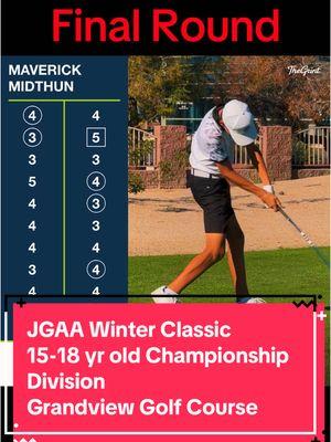 JGAA Winter Classic - moved up to 15-18 yr old Championship Division (both rounds) #teamtaylormade #teamadidas #jgaa #golf #golfer #jrgolf #arizona #birdie #golftiktok #golfswing #fyp #fypシ #fypシ゚viral #reels #viralvideo #golflife #reelsinstagram #golfaddict #maverick #golfcourse #live 