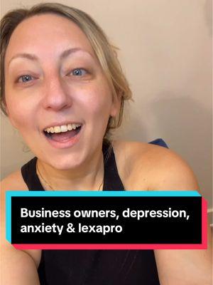 Random thoughts on navigating social media and business while dealing with depression & anxiety and lexapro 🫶 #smallbusinessowners #smallbiztiktok #depressiontiktok #lexaprotok 