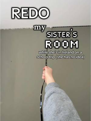 Part 1 of surprising my sister by redoing her room! my family had amazing teamwork and I can’t wait to show her❤️ #RoomTour #painting #redesign #family #sister #sisters #threesisters 