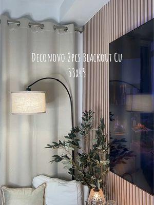 Deconovo 2pcs Blackout Cu #deconovo #blackoutfit #cortinas #homedecor #homemade #winterwardroberefresh #sacelady #comprasonline 