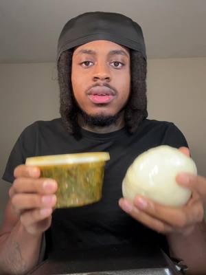 Fufu & Spinach/Kale ##fufu##egusi##egusisoup##spinach##mukbang##Foodie##foodtiktok##eating##viral##paid_dk