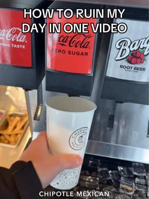 How my day gets ruined at Chipolte #chipolte #cokezero #foryou #bterry #bterrytv #bterrycustoms 