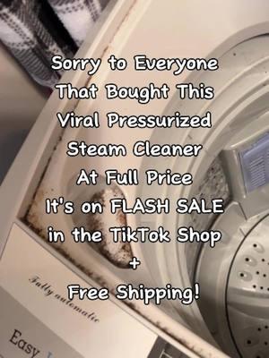 Favorite Cleaning Tool on Flash Sale 🤑 #steamcleaner #pressurizedsteamcleaner #cleaningtips #cleantok101 #handheldsteam #cleantoks #redhut #redhutsteamscleaner #cleaninghack #cleaningtiktok #cleaningtips #newyeardeals #newyearcleaning #newyearshopping