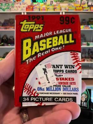 1991 Topps Baseball Cello Pack #junkwaxsal #hotgarbage #junkwax #91topps #91toppsbaseball #packopening 