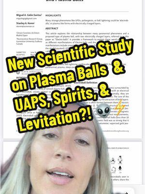 Read this! ➡️Electro balls/ plasma balls & UAPS, Spirits, Cryptids, & more… I don’t think we should be scared of Plasma. It is very reflective of what we are holding in our consciousness and how we see the world the next step is to train our consciousness how to work with plasma in an effective and ethical way.  we live in a holographic universe and there are so many exciting things ahead and it is important. We stay curious and empowered as humans. There is nothing to fear, but fear itself. Link in bio for my upcoming book on plasma intelligence. 💜 ##uaps##plasmoids##plasmaball##orb##electroball##plasma##consciousness##science##metaphysics##spirits##paranormal##consciousness##supernatural##ufos##ghosts##spirituality##fyp