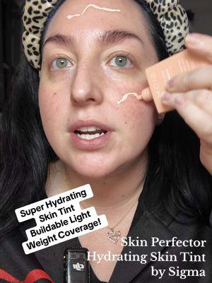 This lightweight hydrating skin tint has buildable light to medium coverage! Great hydrating ingredients for your face like Hyaluronic Acid, vitamin E, Squalane, and Niacinamide! The perfect skin loving ingredients! @Sigma Beauty #skintint #skintintreview #skintintfoundation #foundation #foundationreview #foundations #foryoupage #flawlessskin #over30makeup #over30women #ttsbeautybesties #tiktokmademebuyit 