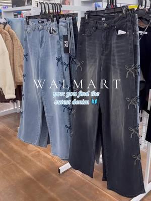 How cute are these jeans?! So cute! In the l i n k in my L T K 🦋 #walmart #walmartfinds #jeans #denim #womensfashion #fashion 