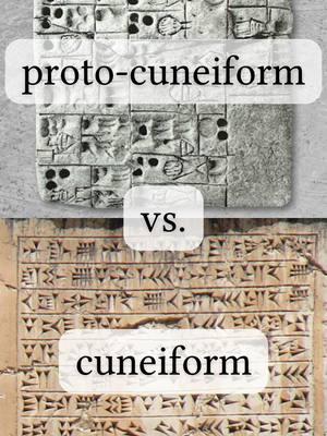 What’s the difference between proto-writing and writing? This video was edited the awesome team at @vimerse_media. #cuneiform #writing #history #linguistics #languages #language #LingTok #LearnOnTikTok