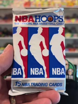 1990-91 Hoops NBA Basketball Series 1 Pack #junkwaxsal #hotgarbage #junkwax #90hoops #90hoopsbasketball #menendezbrothers #markjackson 