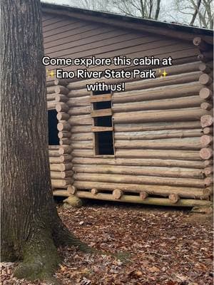 I told you this State Park has a little of everything! #Hiking #hikingadventures #winterhike #enoriverstatepark #enoriver #fyp #fypシ #nc #cabin #abandonedcabin #getoutside #explore #nature 