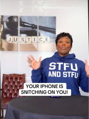 Your phones saves alll the evidence!  Do not take incriminating photos on your phone! #phonedump #blackfemalelawyer #lawyersofinstagram #atllawyer #georgialawyer #criminallaw #legaltips