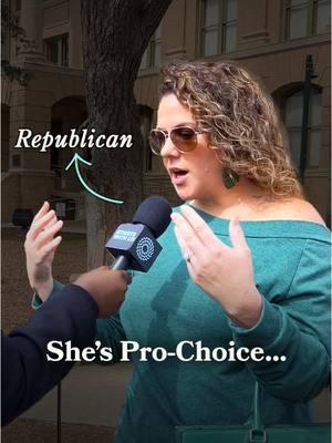 She’s a pro-choice Republican… “I believe people should be able to be people.” Everyday Americans explore what divides us and understand what unites us. #Politics #StreetInterview #Republican #Democrat #FYP 