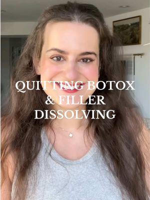 an opposite take on the filler & botox trend! do what makes you happy!! for me I started to feel NOT like myself with undereye & lip fillers and my face was frozen. aging naturally is okay!!! also did lose weight which helps 🫶🏻 #fillerdissolving #dissolvingfiller #botox #undereyefiller #teartroughfiller #lipfillerdissolving #greenscreenvideo 