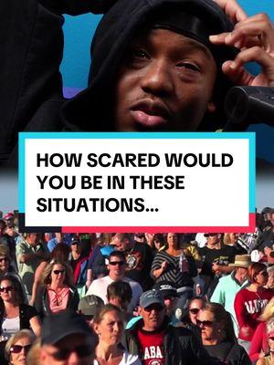 How Scared Would Ya Be In These Situations 😳 LMK ⬇️ #noregulars #podcast #fyp #chatgpt #hypothetical #scary #situation 