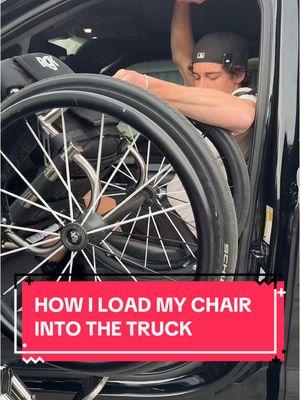 HOW I LOAD MY WHEELCHAIR INTO THE TRUCK BY MYSELF!! #paralyzed #buddyboy805 #pray4jared #spinalcordinjury #funny #wheelchair #paralyzedfromheredown #sciawareness #sci #motocrossaccident 