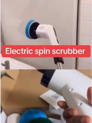 Electric Spin Scrubber | 7 Replaceable Brush Heads | 3 Adjustable Lengths | 100 Minutes Long Life | Cordless Design | For Bathroom, Kitchen, Car | IPX5 Waterproof | Essential Cleaning Tool for Home Use ##CleanTok #cleaningtiktok #electricspinscrubber #electricspinbrush #clean #kitchenhack #kitchengadgets #TikTokMadeMeBuylt #deepclean @ElectricSpinScrubberUS @electricspincleaner @ElectricSpinScrubber7 