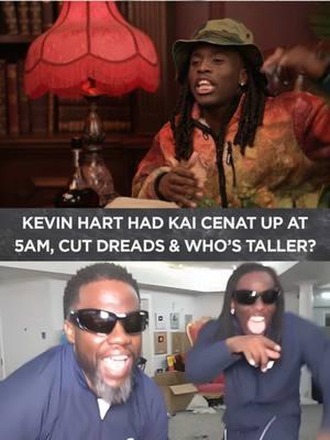 #ShannonSharpe: "Who's taller: You or #KevinHart?" #KaiCenat: "I can still grow, so by the time I'm his age, I'll be taller." 😂😂😂